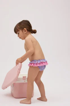 Bañador culetín bebé pequeñas flores<Ysabel Mora