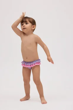 Bañador culetín bebé pequeñas flores<Ysabel Mora