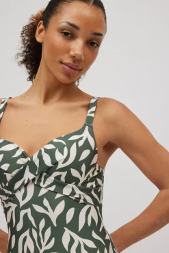 Bañador moldeador con aro con brillo<Ysabel Mora