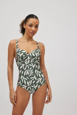 Bañador moldeador con aro con brillo<Ysabel Mora