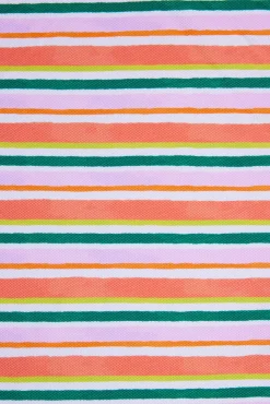 Bañador volantes estampado de rayas micropiqué<Ysabel Mora Discount