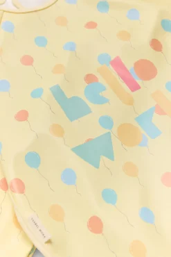 Babero bebé manga larga estampado Hello world<Ysabel Mora Sale