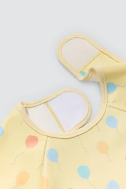 Babero bebé manga larga estampado Hello world<Ysabel Mora Sale