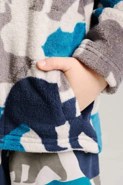 Bata juvenil 10-16 años estilo chaqueta estampado osos | MUYDEMI<Ysabel Mora Clearance