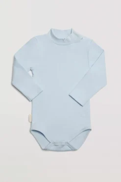 Body bebé básico cuello alto celeste<Ysabel Mora Outlet