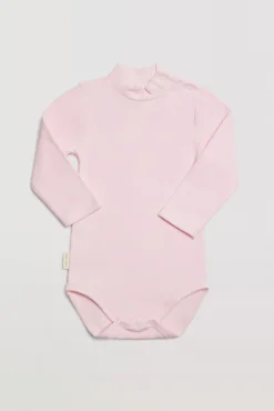 Body bebé básico cuello alto rosa<Ysabel Mora Online