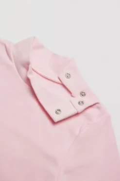 Body bebé básico cuello alto rosa<Ysabel Mora Online