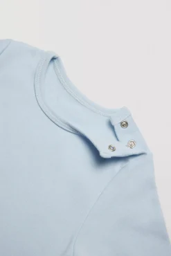 Body bebé básico manga larga celeste<Ysabel Mora New