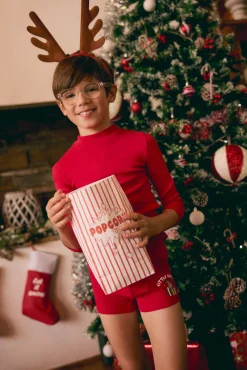 Boxer infantil estampado navideño<Ysabel Mora Hot