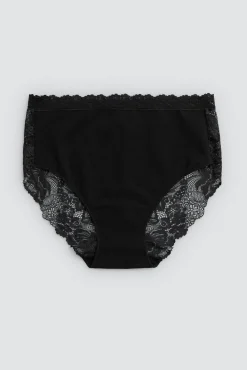 Braga alta algodón con encaje<Ysabel Mora Hot