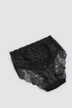 Braga alta algodón con encaje<Ysabel Mora Hot