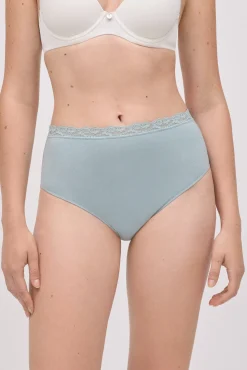 Braga alta algodón con encaje<Ysabel Mora Online