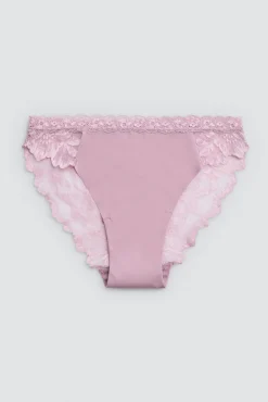 Braga brasileña elástica con encaje<Ysabel Mora New