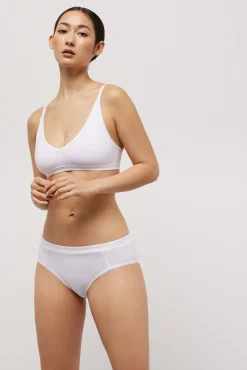 Braga hipster algodón orgánico blanco<Ysabel Mora Discount