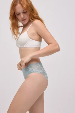 Braga midi algodón con encaje<Ysabel Mora Hot