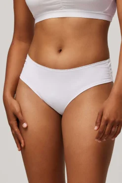 Braga midi algodón orgánico blanca<Ysabel Mora Best