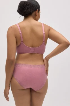 Braga midi canalé con encaje<Ysabel Mora Best