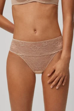 Braga midi encaje nude<Ysabel Mora New