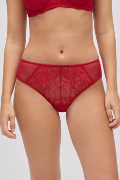 Braga midi encaje rojo<Ysabel Mora Hot