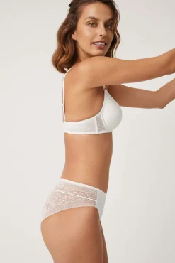 Braga midi invisible con encaje marfil<Ysabel Mora Hot