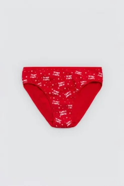 Braguita juvenil estampado navideño<Ysabel Mora