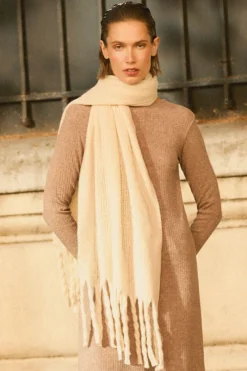 Bufanda lisa beige<Ysabel Mora Hot
