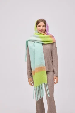 Bufanda rayas colores<Ysabel Mora Outlet