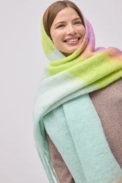 Bufanda rayas colores<Ysabel Mora Outlet