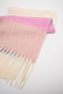 Bufanda rayas rosa<Ysabel Mora New