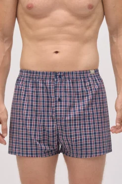 Bóxer de tela abertura algodón estampado cuadros<Ysabel Mora Outlet