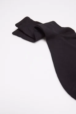 Calcetines básicos algodón largos negro<Ysabel Mora