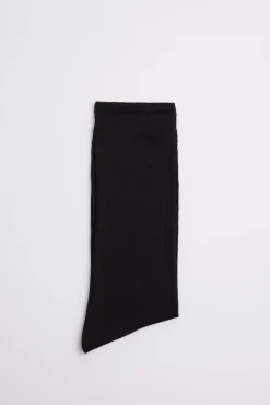 Calcetines básicos hilo de escocia negro<Ysabel Mora New