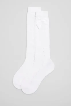 Calcetines calados largos infantiles<Ysabel Mora Outlet