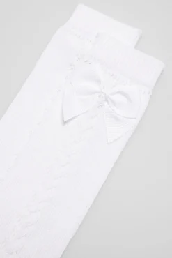 Calcetines calados largos infantiles<Ysabel Mora Outlet