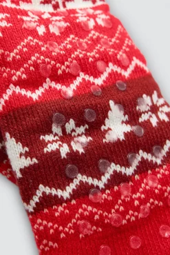 Calcetines infantiles borreguito antideslizantes Navidad<Ysabel Mora Outlet