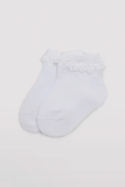 Calcetines infantiles de ceremonia con blonda s<Ysabel Mora Best