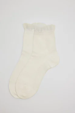 Calcetines infantiles de ceremonia puño con detalles<Ysabel Mora New