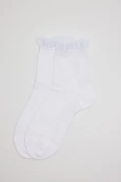 Calcetines infantiles de ceremonia puño con detalles<Ysabel Mora Best