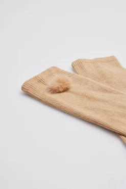 Calcetines largos camel<Ysabel Mora Sale