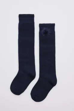 Calcetines largos marino<Ysabel Mora Hot