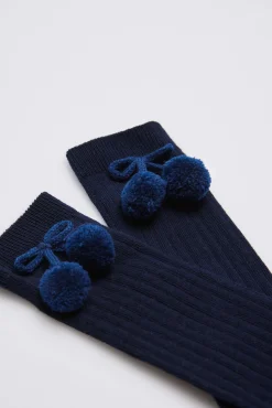 Calcetines largos pompones<Ysabel Mora Best