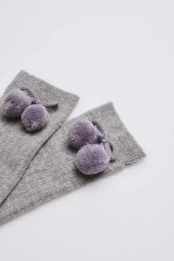 Calcetines largos pompones<Ysabel Mora Hot