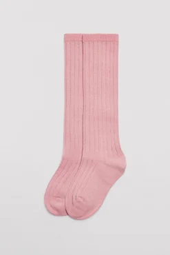 Calcetín infantil largo canalé<Ysabel Mora Discount