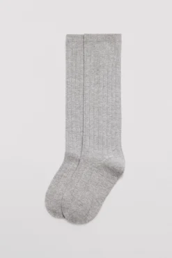 Calcetín infantil largo canalé<Ysabel Mora Best