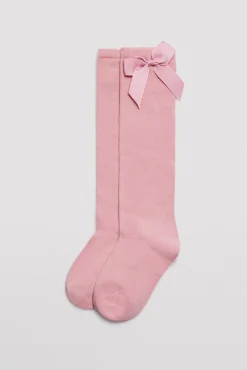 Calcetín infantil largo detalle lazo<Ysabel Mora Clearance