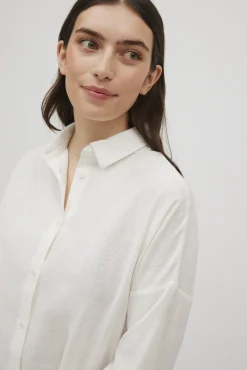 Camisa manga larga algodón fluida<Ysabel Mora