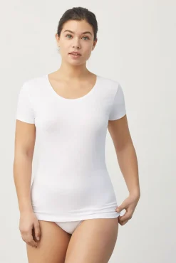 Camiseta interior manga corta algodón<Ysabel Mora Best