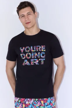 Camiseta manga corta estampado street art sockarrats<Ysabel Mora Clearance