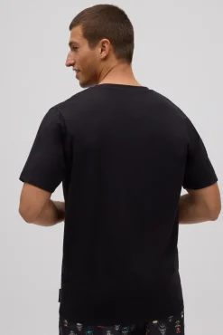 Camiseta manga corta estampada calavera<Ysabel Mora Clearance