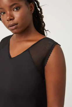 Camiseta sin mangas negro<Ysabel Mora Discount